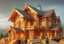 Имитация бруса: описание и особенности