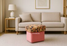 Как выбрать пуф как часть мягкой мебели в интерьере