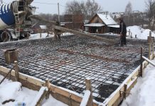 Фундаментные работы в условиях зимнего промерзания грунта декабрь-январь